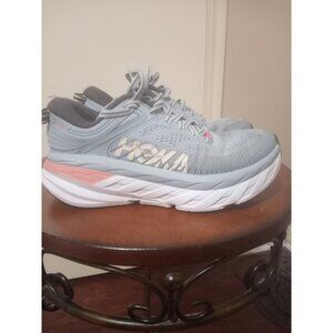 Hoka One One Womens Bondi 7 1110519 BFOB Blue Running Shoes Sneakers Size 6